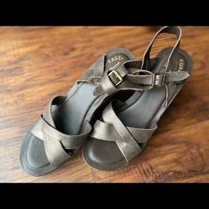 Kork-Ease Wedges Shimmering Brown bronze 9